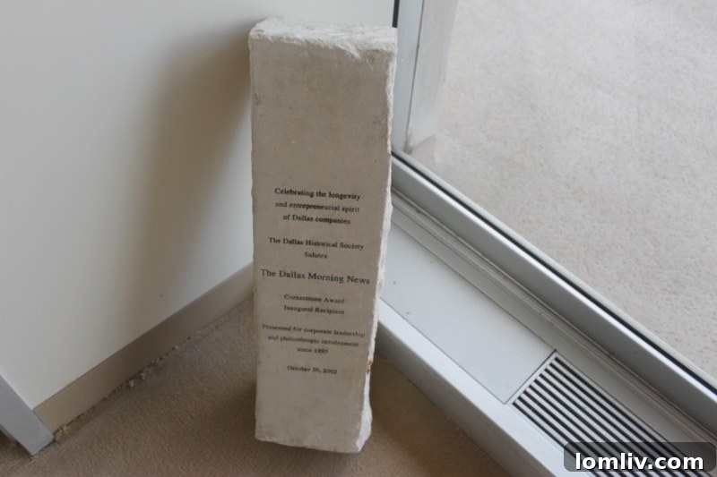 Dallas Historical Society Cornerstone Award