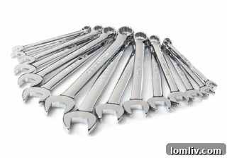 Storm Survival Essentials 5 22-piece ratcheting wrench set for emergency home repairs and utility shut-off