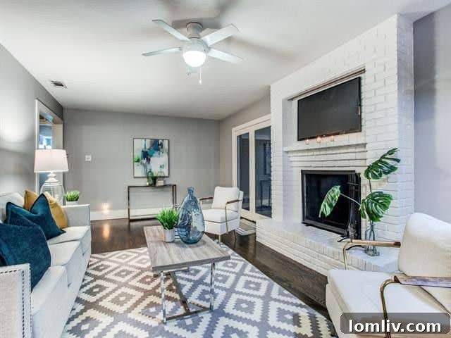 Inviting living area at 833 Sylvania Drive with ample natural light and modern furnishings