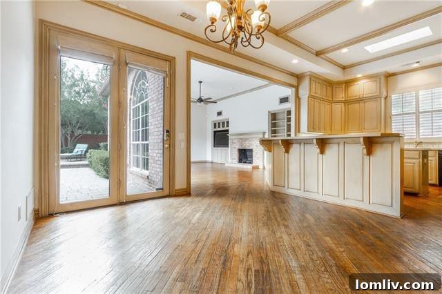 Spacious Kitchen and Dining Area at Cedar Lane