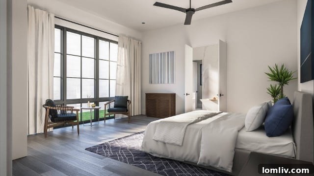 Luxurious bathroom with modern fixtures