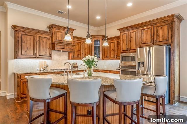 Spacious Open-Concept Kitchen and Dining Area in Modern McKinney Home