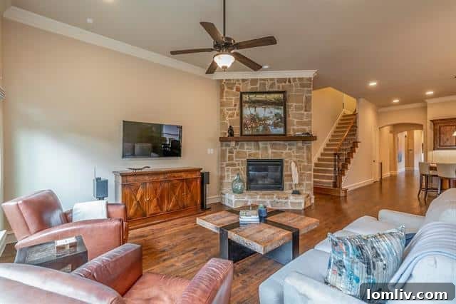 Elegant Master Bedroom with Large Window and Natural Light in Craig Ranch Estate