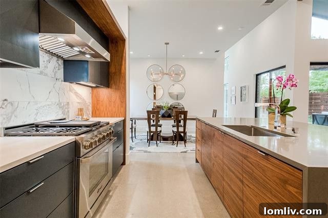 Marc Marion's Midcentury Masterpiece: A Green-Certified Builder's Home 5 Gourmet Kitchen Dallas Luxury Home