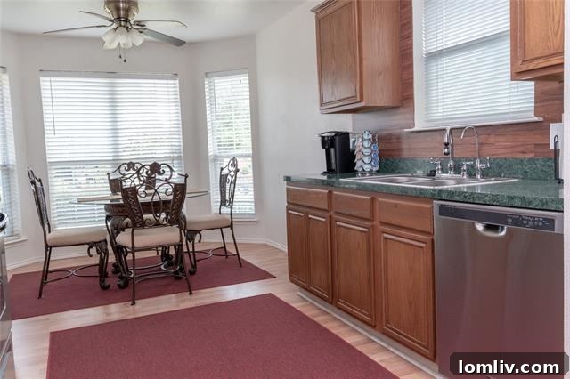 Kelly Lane Home Interior - Living Room with High Ceilings