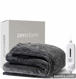 Zenstone Swedish Heated Throw Blanket