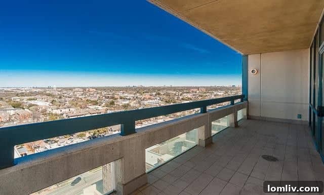 Centrum Tower Living Room Dallas Condo
