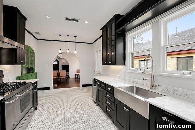 Warm and Welcoming Foyer with Rich Hardwoods