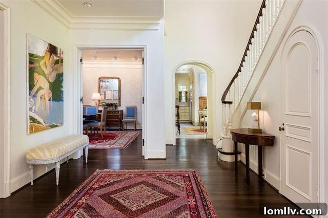 Hal Thomson Tudor Masterpiece: A Landmark Listing 3 4209 Bordeaux - Grand Entrance and Architectural Details