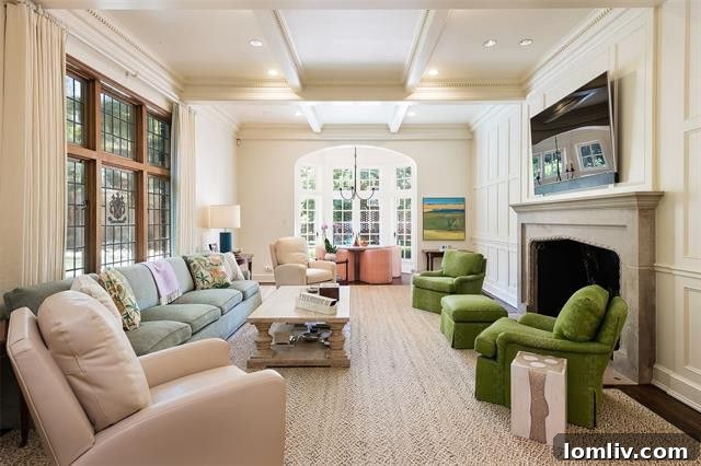 Hal Thomson Tudor Masterpiece: A Landmark Listing 6 4209 Bordeaux - Elegant Side View with Landscaping