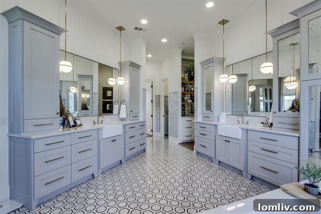Stylish Laundry Room with Ample Counter Space