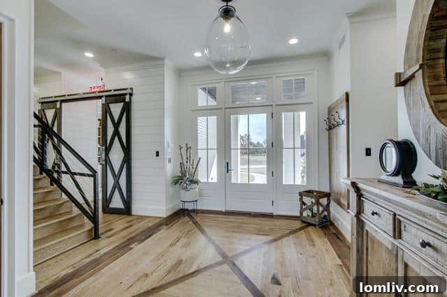 Inviting Front Porch of the Heath Modern Farmhouse