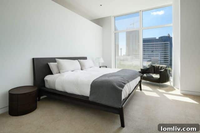 Expansive Terrace with Dallas City Skyline and Sunset Views from Museum Tower