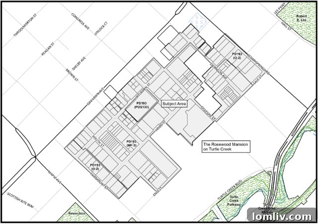 Mansion Park Zoning Map