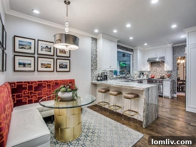 State-of-the-Art Chef's Kitchen in Westlake Residence