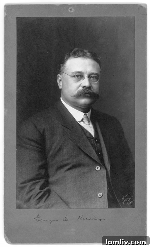 Portrait of renowned urban planner George Kessler