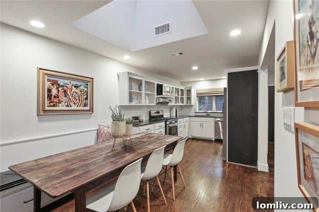 Kessler Parkway's Zen Haven: Architect-Crafted and Exceptionally Priced 6 Spacious Dining Area in Renovated Kessler Woods Ranch