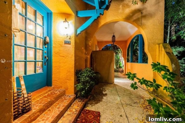 Charming exterior view of a historic Miami Shores home, hinting at unique character.