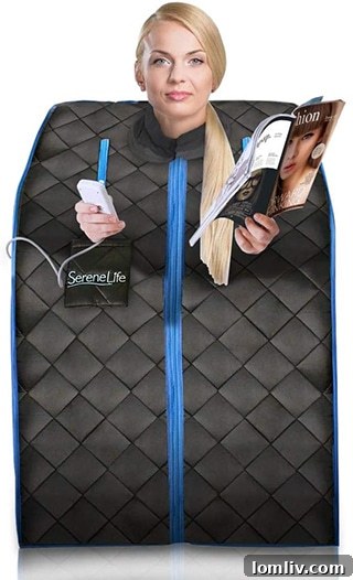 SereneLife Portable Infrared Home Spa for Relaxation