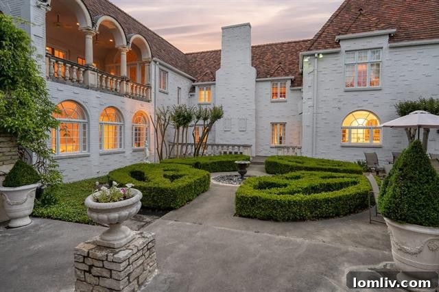 Fort Worth English Country Estate: An Unequaled Opportunity 12 Lush Exterior Landscaping with Mature Trees