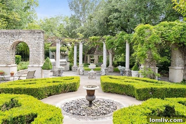 Fort Worth English Country Estate: An Unequaled Opportunity 13 Extensive Gardens and Manicured Lawns