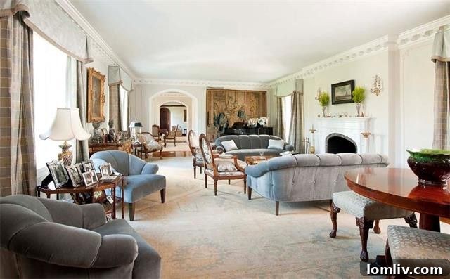 Historic Living Room with Architectural Details