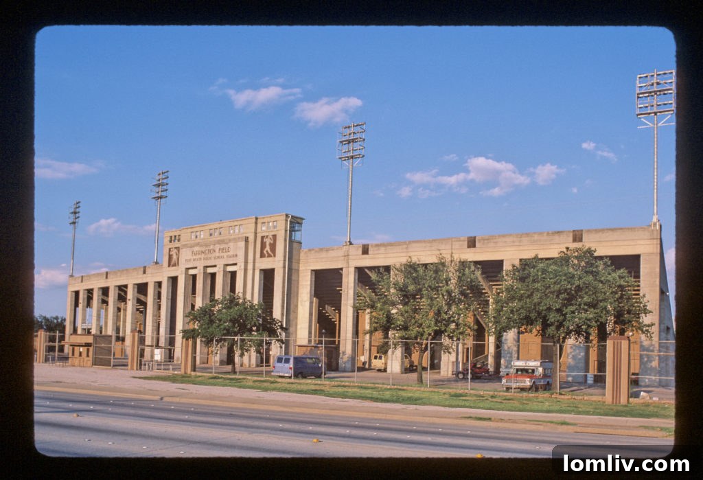 Historical aerial view of Fort Worth showing urban development