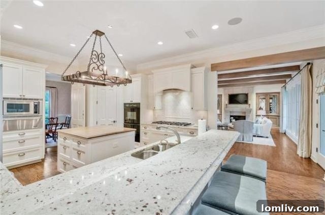 Luxury Kitchen with Coffee Bar and Professional Appliances