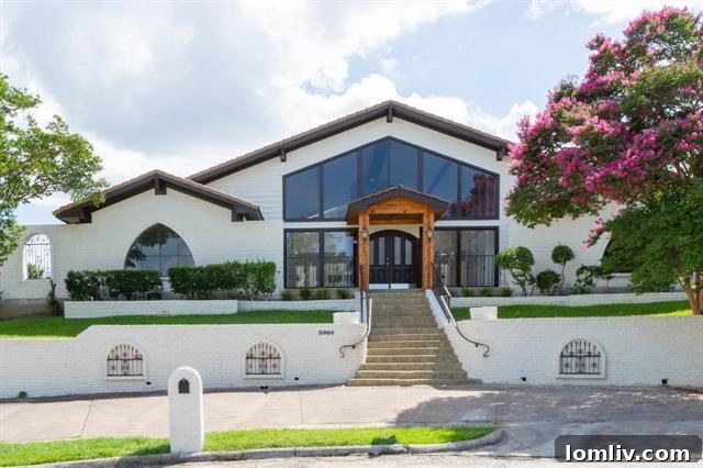 Charming remodeled home exterior with Spanish influences at 3005 Marilee Drive, Garland.