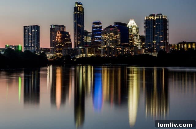 Austin skyline at sunset, representing a dynamic real estate market