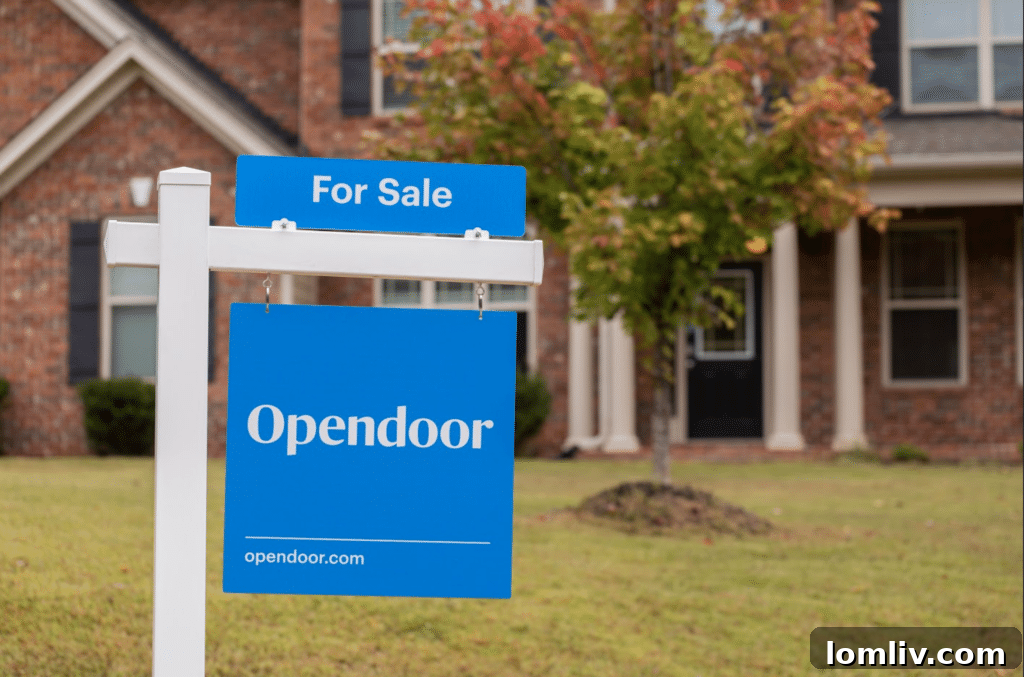 A map highlighting Austin, Texas, indicating Opendoor's operational hub.