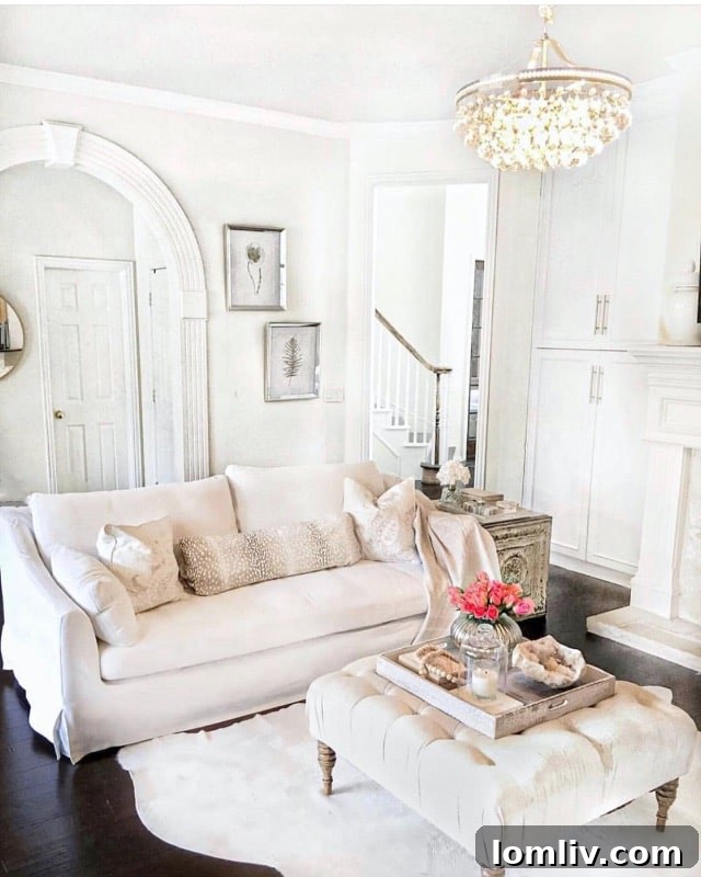 Living room restyled with affordable decor