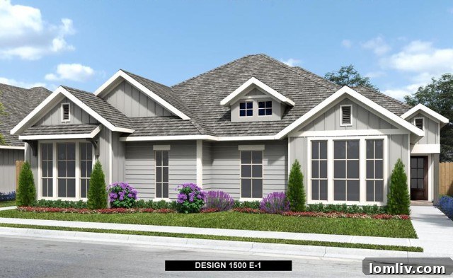 Modern farmhouse style townhome exterior at Walsh, Fort Worth, by Perry Homes