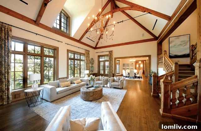 Interior view of the luxury Westlake home at 1112 Post Oak Lane
