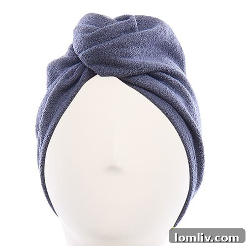 Aquis Original Hair Turban for a Luxurious Guest Bathroom Experience