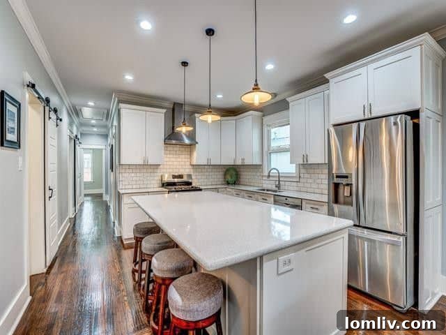 Exquisite North Oak Cliff Craftsman Seeks New Owner 5 Luxurious Quartz Kitchen with Stainless Steel Appliances