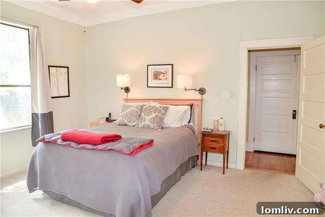 Bold Chinese red master bathroom with a modern slate-lined shower stall