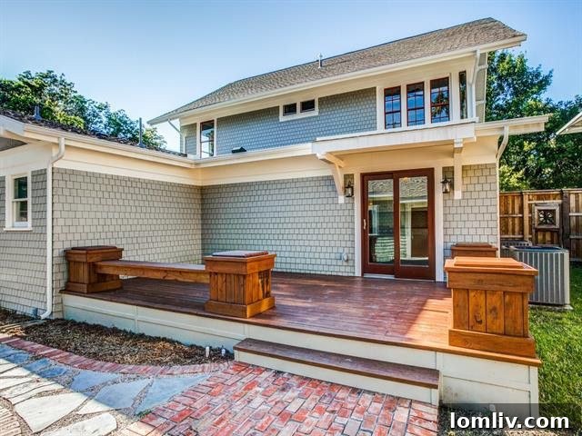 The stunning exterior of the meticulously restored Sears Modern Home in Munger Place