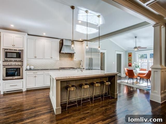 Bright and modern kitchen in the renovated Sears Modern Home, Munger Place