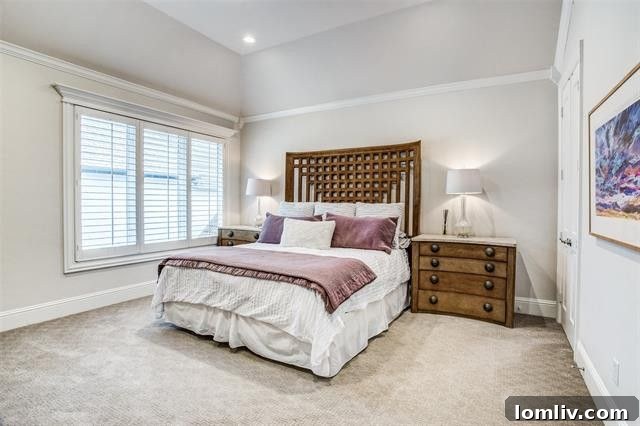 Second Master Bathroom with Contemporary Walk-in Shower