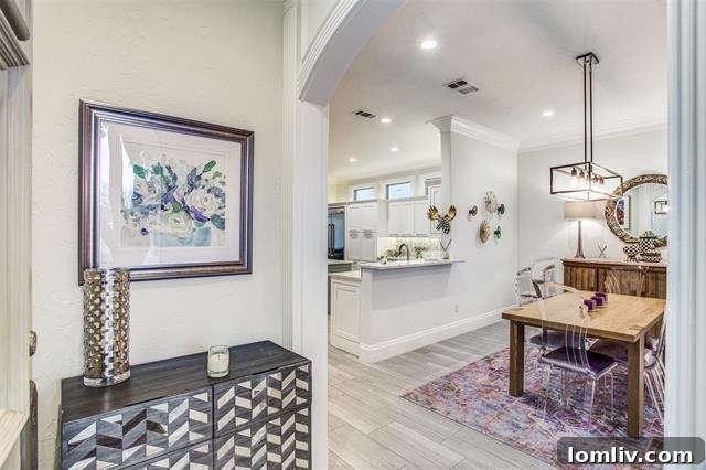 Elegant Fort Worth Townhouse Facade Design