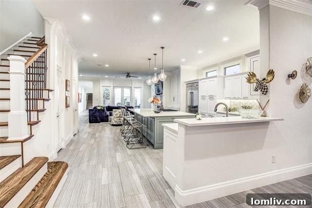 Spacious Open Concept Living Area with Modern Finishes