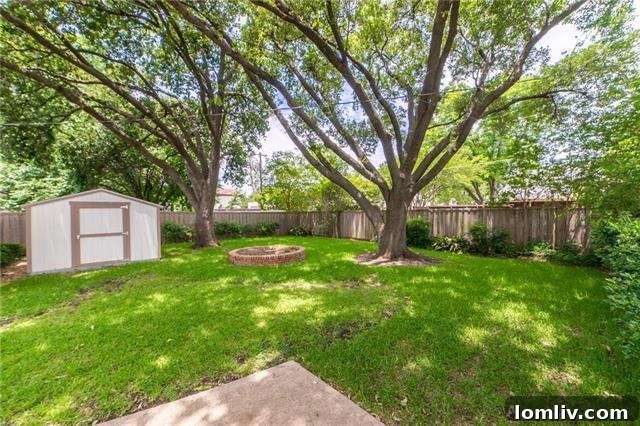 Lakewood Heights Premium Picks or Savvy Steals 8 Private Backyard in Dallas - Mature Trees and Board-on-Board Fence