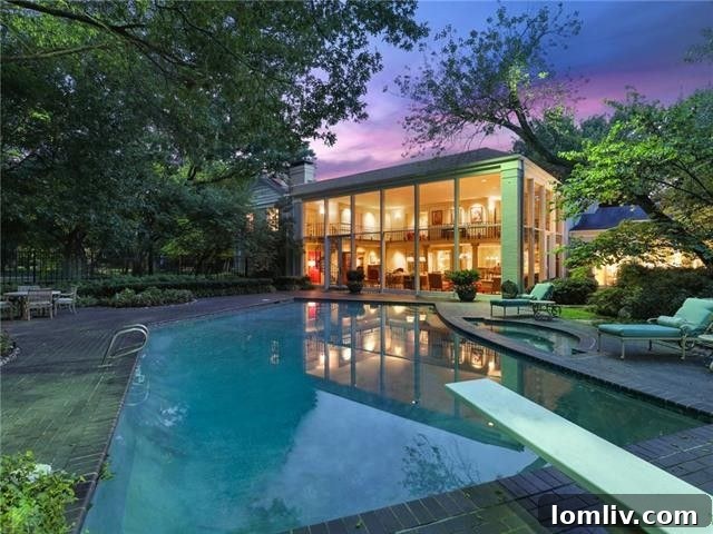 Expansive backyard with pool
