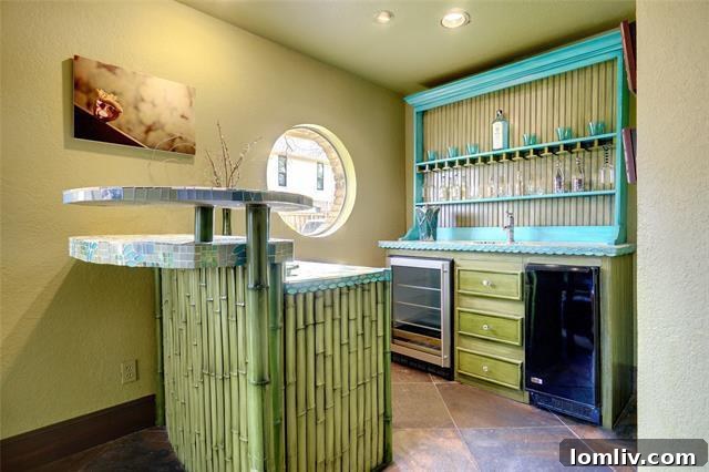 Interior view of Colleyville home showing unique textures