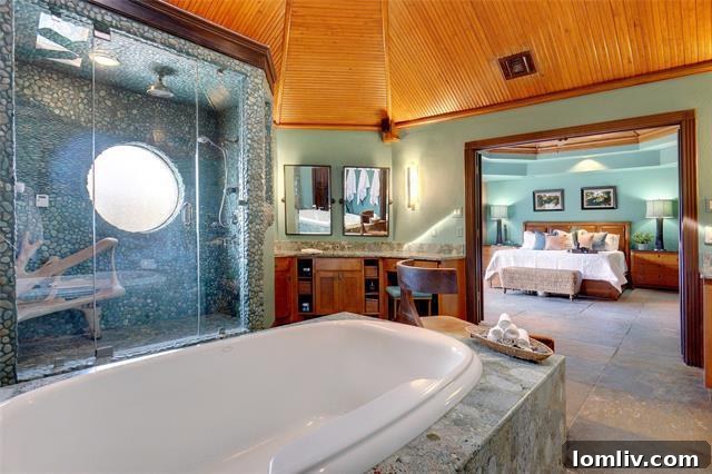 Detailed shot of unique interior design elements