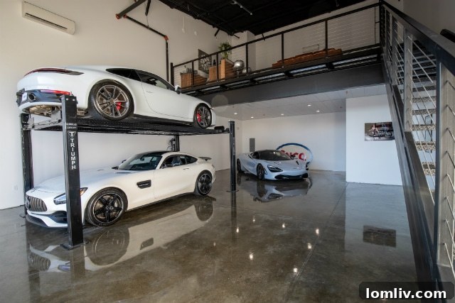 Autominium with Car Lifts and Custom Finishes