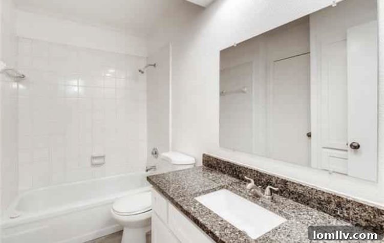 Well-kept bathroom with modern fixtures