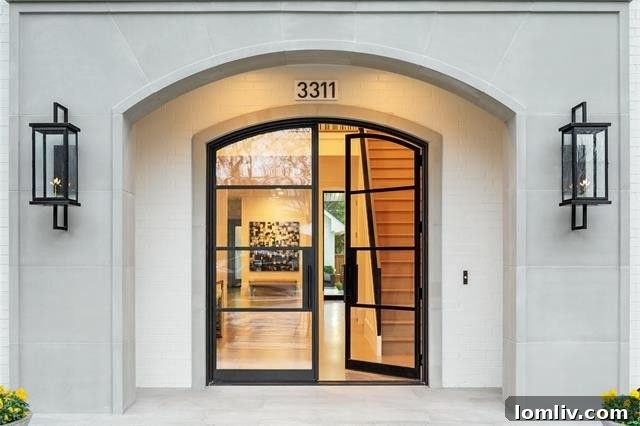 3311-Beverly-Dr2 - Grand Entrance and Architectural Details