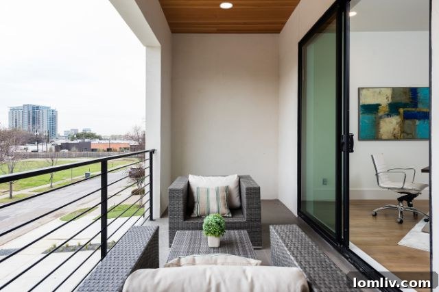 Modern duplex exterior with street view in vibrant Dallas neighborhood